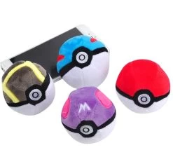 10 Stk. Pokeball Plüsch Set (ca. 7cm) -Pokémon Spielzeug Geschäft 10Stk.PokeballPl schSet ca.7cm 4