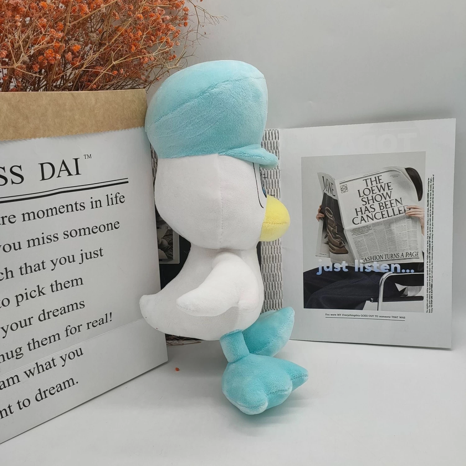 Kwaks Quaxly Plüschtier Pokemon (ca. 22x29cm) 4 Kwaks Quaxly Plüschtier Pokemon (ca. 22x29cm) - Image 4