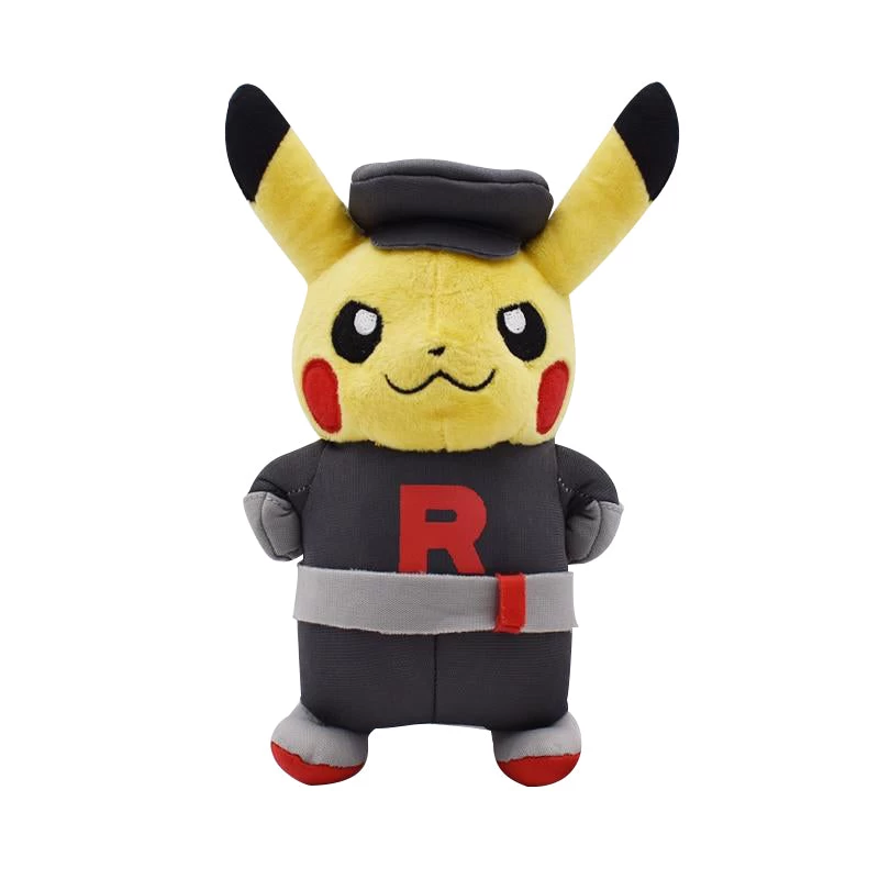 6x Pokemon Pikachu Cosplay Plüsch (ca. 20cm) Team Rocket 4 6x Pokemon Pikachu Cosplay Plüsch (ca. 20cm) Team Rocket - Image 4