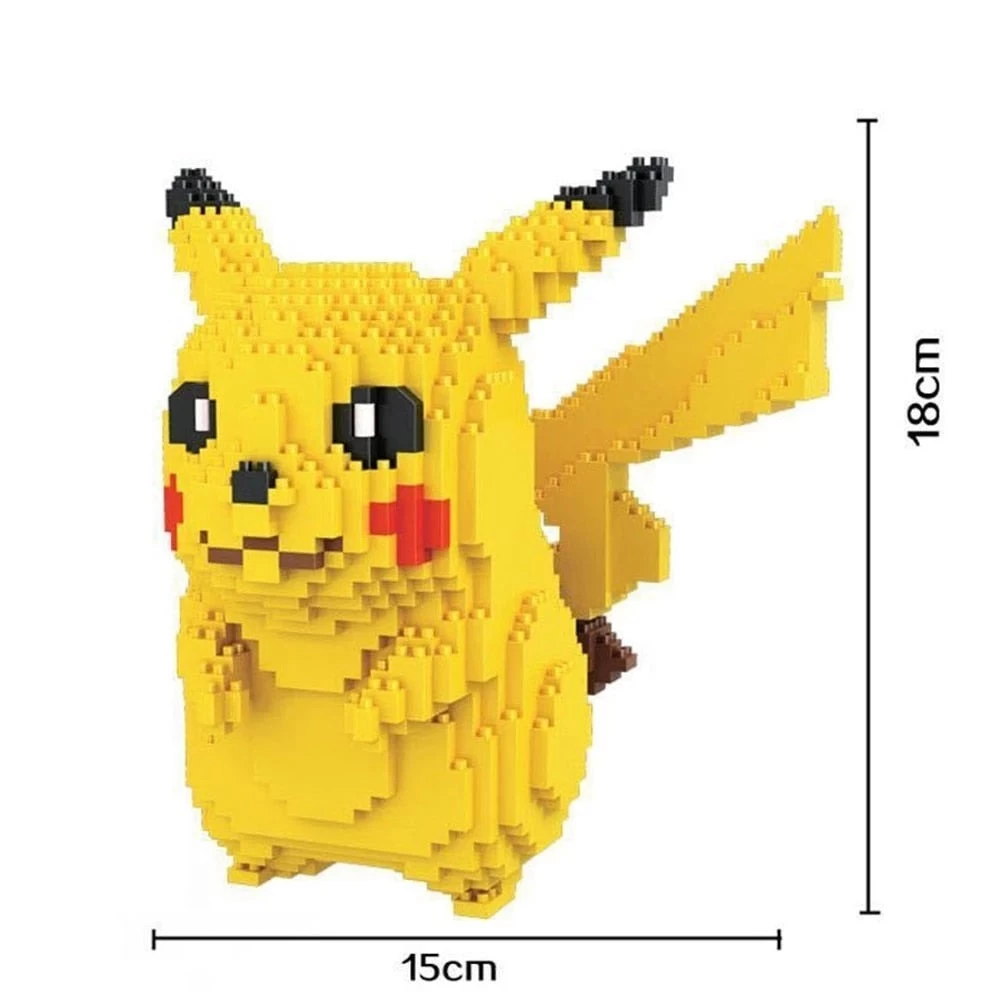 Pokémon Pikachu Baustein Magic Blocks, 1650 Teile 2 Pokémon Pikachu Baustein Magic Blocks, 1650 Teile - Image 2