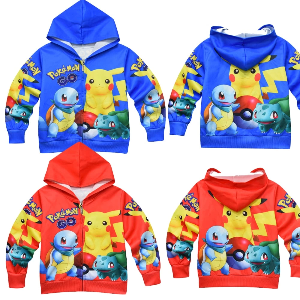 Pokémon Kinder Kapuzensweatjacke 1 Pokémon Kinder Kapuzensweatjacke