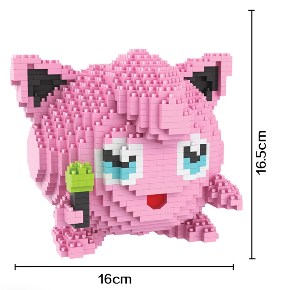 Jigglypuff / Pummeluff Pokemon Baustein Set (1605 Teile) 2 Jigglypuff / Pummeluff Pokemon Baustein Set (1605 Teile) - Image 2