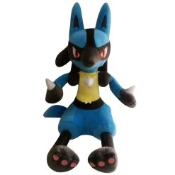Sitzender XXL Lucario Plüsch Puppe Pokemon (ca. 48cm)