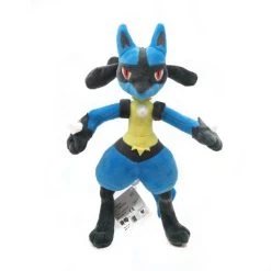 POKEMON Mega Lucario Plüsch Figur (ca. 26cm) -Pokémon Spielzeug Geschäft MegaLucarioPl schFigur ca.26cm 1