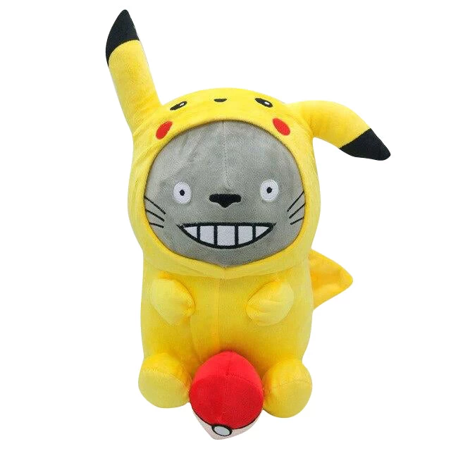 Pikachu Oder Totoro Cosplay Kuscheltier Pokemon (ca. 30cm) 7 Pikachu Oder Totoro Cosplay Kuscheltier Pokemon (ca. 30cm) - Image 7