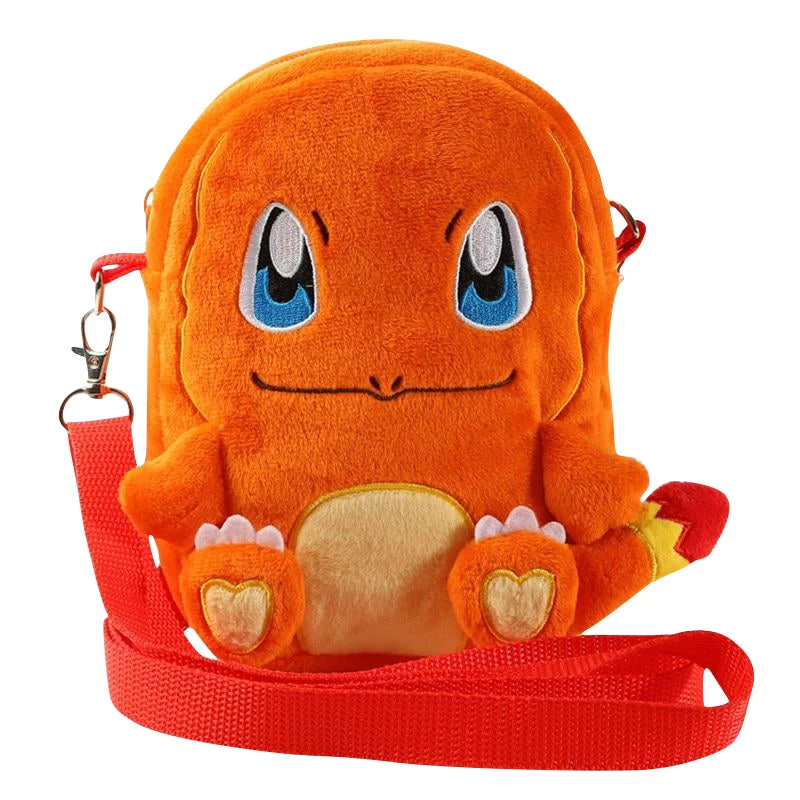 Pokemon (Charmander, Psyduck, Pikachu, Eevee, Snorlax) Plüsch Kinder Tasche 4 Pokemon (Charmander, Psyduck, Pikachu, Eevee, Snorlax) Plüsch Kinder Tasche - Image 4