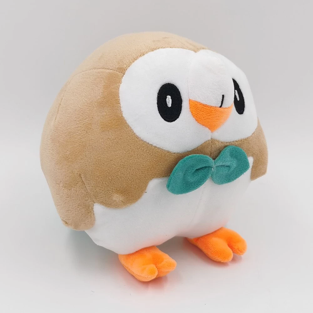 Plüschfigur Pokémon Rowlet Bauz, Ca. 17 Cm 2 Plüschfigur Pokémon Rowlet Bauz, Ca. 17 Cm - Image 2