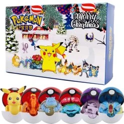Pokémon 6-teiliges Pokeball Weihnachts Set