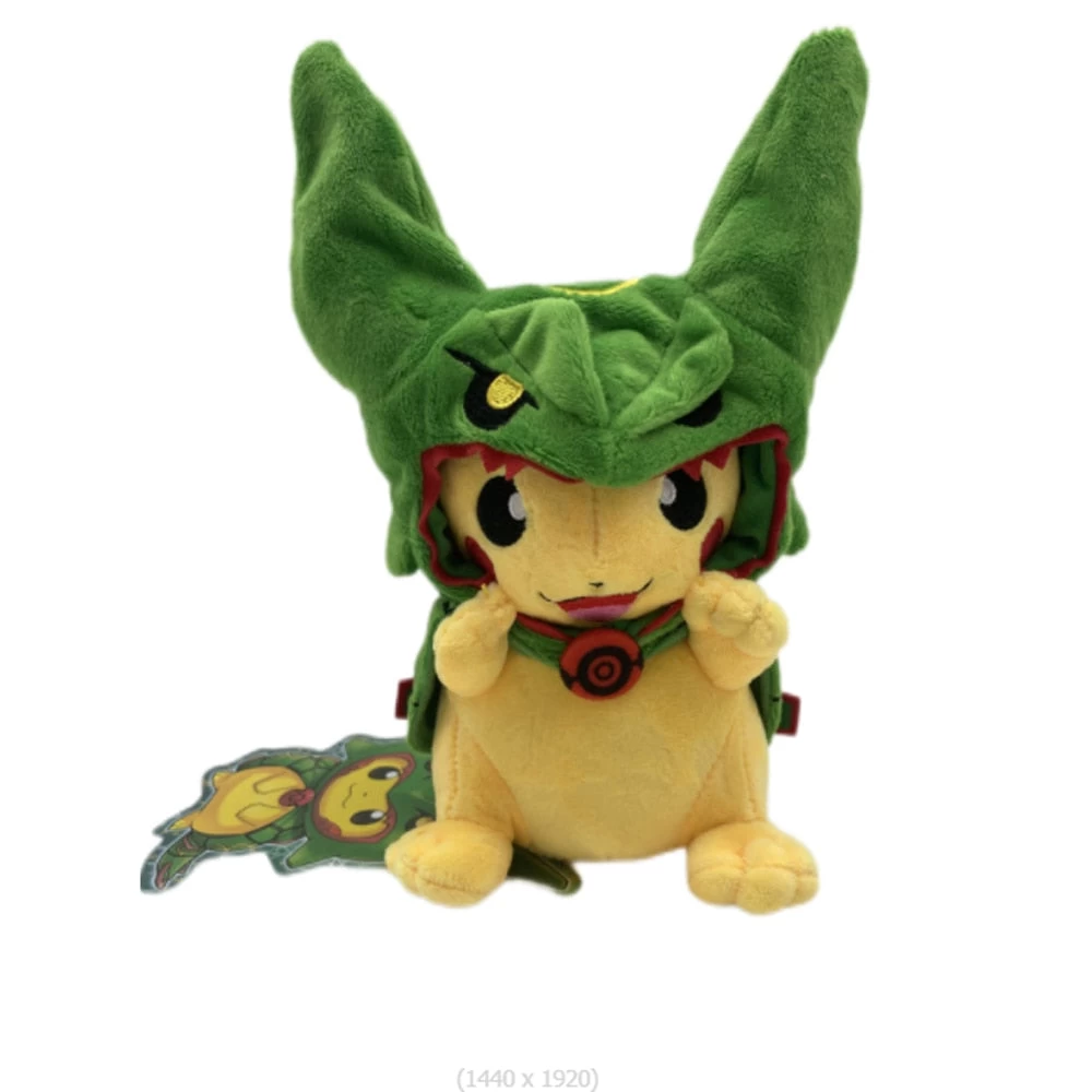 Pokémon Kuscheltier Pikachu Rayquaza Cosplay Ca. 23cm 4 Pokémon Kuscheltier Pikachu Rayquaza Cosplay Ca. 23cm - Image 4