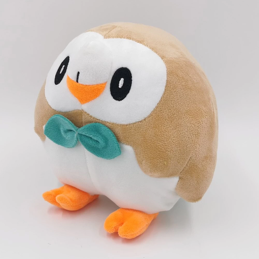Plüschfigur Pokémon Rowlet Bauz, Ca. 17 Cm 5 Plüschfigur Pokémon Rowlet Bauz, Ca. 17 Cm - Image 5