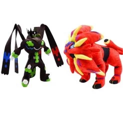 Zygarde & Roter Solgaleo Stoff Pokemon (ca. 25cm / 33cm) -Pokémon Spielzeug Geschäft Zygarde RoterSolgaleoStoffPokemon2