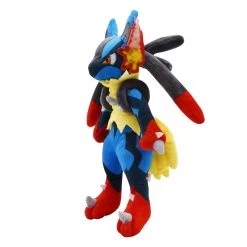 POKEMON Mega Lucario Plüsch Figur (ca. 26cm) -Pokémon Spielzeug Geschäft luc2