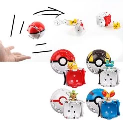 Poke Ball Set Mit 12 Stk. Pokebällen Und Pokemon Figuren -Pokémon Spielzeug Geschäft pop n throw pokeball 12pcs6