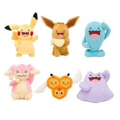 Lachende Pokemon Stoftiere (Pikachu, Eevee, Wobbuffet, Ditto, Audino, Combee) -Pokémon Spielzeug Geschäft product image 1014327029