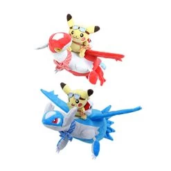 Pikachu & Latios / Latias Plüsch Pokemon Plüschtier (ca. 25cm)