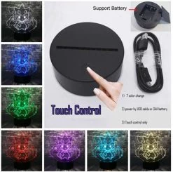 Pikachu Pokemon Cosplay 3D LED Lampe Mit Farbwechsel 17 Pikachu Pokemon Cosplay 3D LED Lampe Mit Farbwechsel -Pokémon Spielzeug Geschäft product image 1115595967