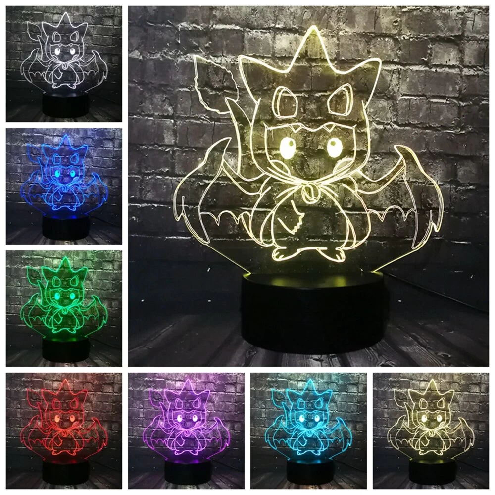 Pikachu Pokemon Cosplay 3D LED Lampe Mit Farbwechsel 10 Pikachu Pokemon Cosplay 3D LED Lampe Mit Farbwechsel - Image 10