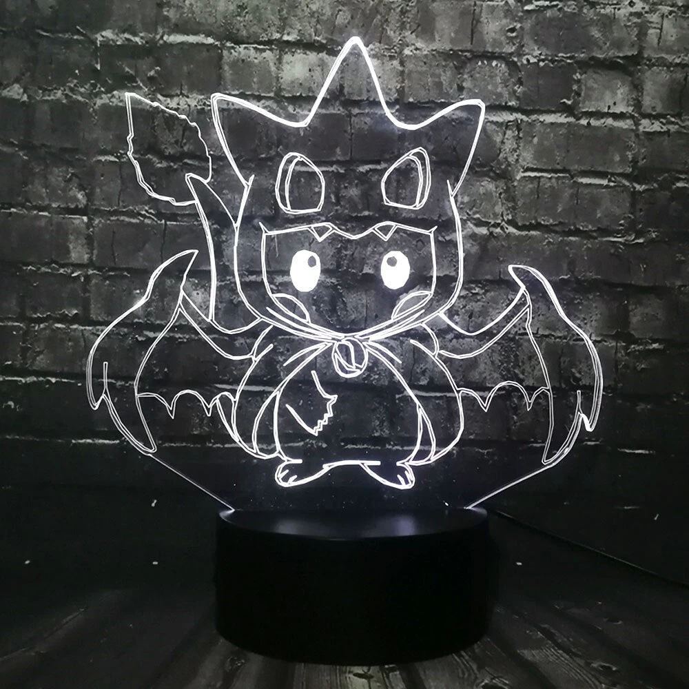 Pikachu Pokemon Cosplay 3D LED Lampe Mit Farbwechsel 11 Pikachu Pokemon Cosplay 3D LED Lampe Mit Farbwechsel - Image 11