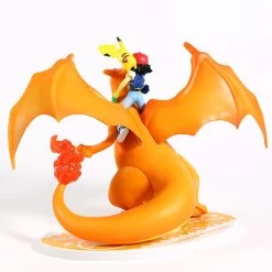 Ash Ketchum & Charizard / Glurak Lizardon Sammel Figur Pokemon -Pokémon Spielzeug Geschäft product image 1154202524