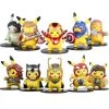 Pikachu Cosplay Avengers Figuren - Iron Man, Thor, Captain American Etc.