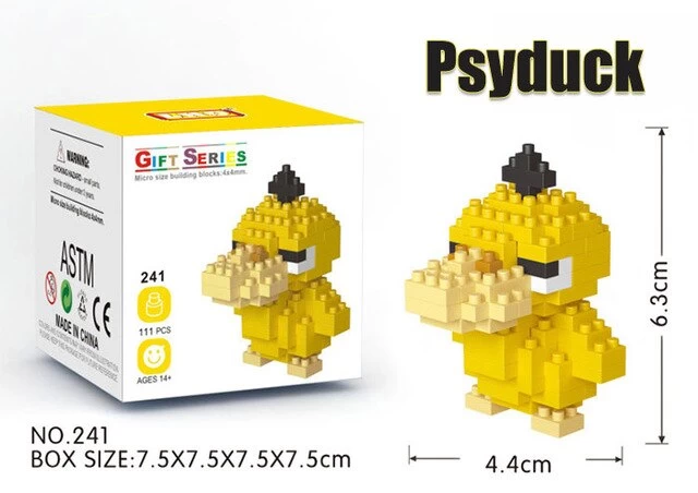 Pokemon Pikachu, Charizard Etc. Baustein Set (32 Motive Zur Auswahl) 4 Pokemon Pikachu, Charizard Etc. Baustein Set (32 Motive Zur Auswahl) - Image 4