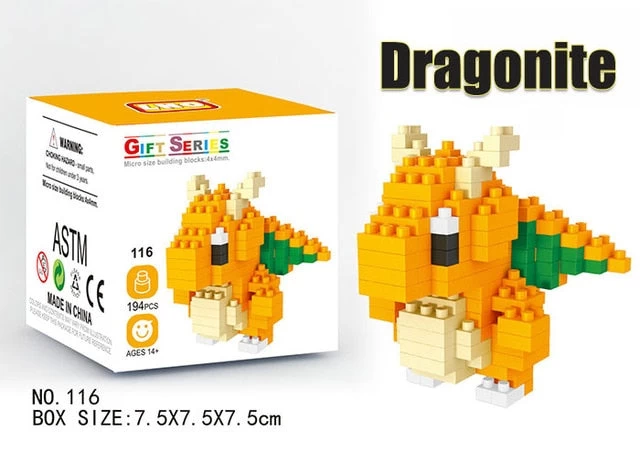 Pokemon Pikachu, Charizard Etc. Baustein Set (32 Motive Zur Auswahl) 15 Pokemon Pikachu, Charizard Etc. Baustein Set (32 Motive Zur Auswahl) - Image 15