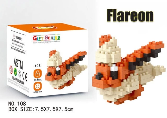 Pokemon Pikachu, Charizard Etc. Baustein Set (32 Motive Zur Auswahl) 7 Pokemon Pikachu, Charizard Etc. Baustein Set (32 Motive Zur Auswahl) - Image 7