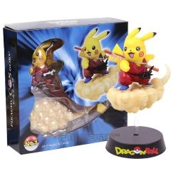 Pikachu Cosplay Dragon Ball Son Goku Figur (ca. 18cm) -Pokémon Spielzeug Geschäft product image 1207335717