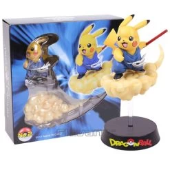 Pikachu Cosplay Dragon Ball Son Goku Figur (ca. 18cm) -Pokémon Spielzeug Geschäft product image 1207335722