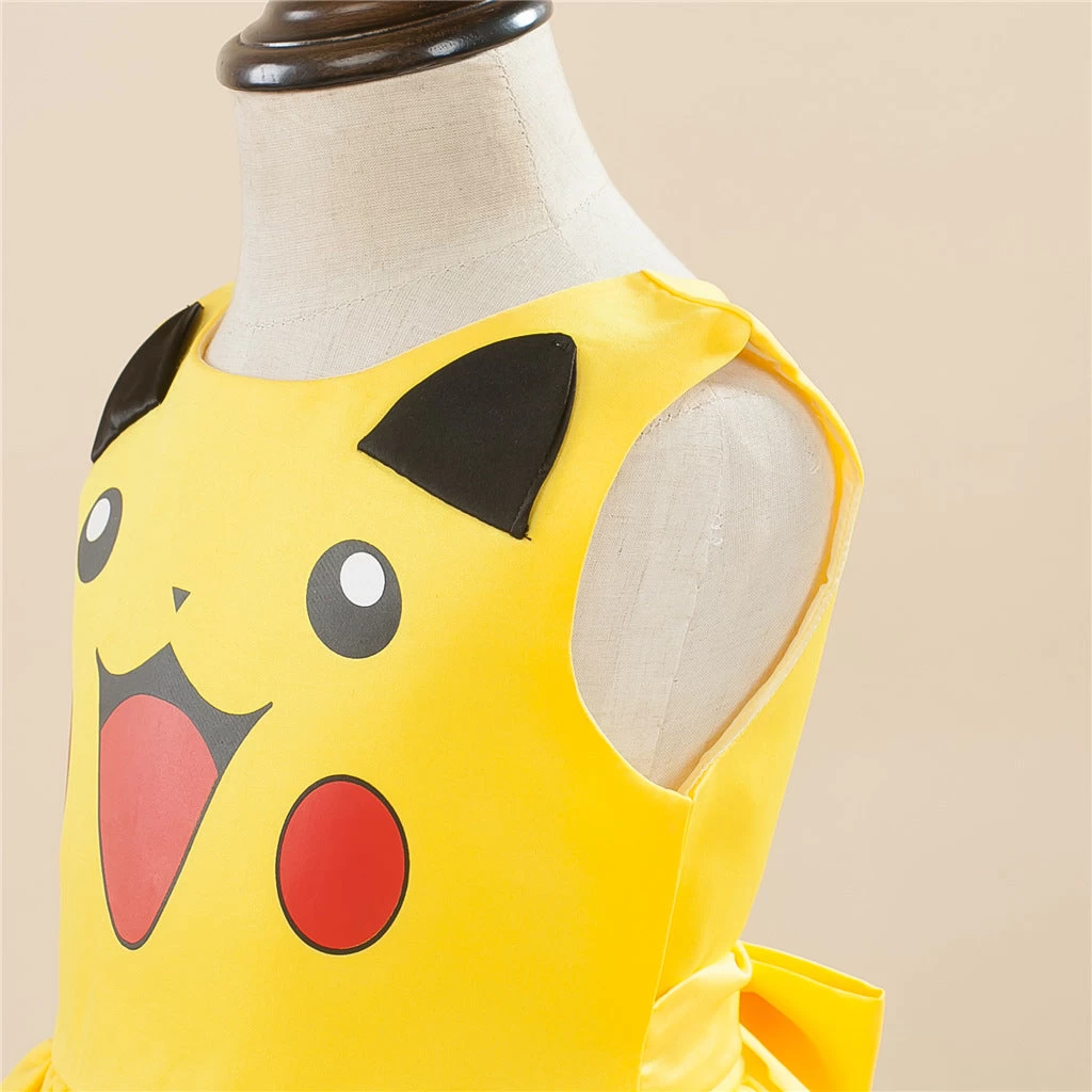 Pikachu Pokemon Kleid Für Kinder 3 Pikachu Pokemon Kleid Für Kinder - Image 3
