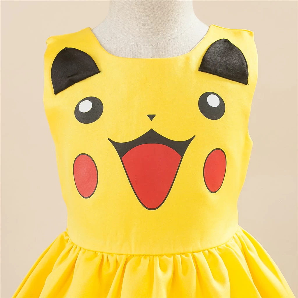 Pikachu Pokemon Kleid Für Kinder 6 Pikachu Pokemon Kleid Für Kinder - Image 6