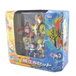 5er Set Pokemon Spielzeug Pikachu Figuren Rowlet Popplio Litten Tapu Koko