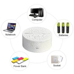 3D Illusion Glurak Charizard Nachttischlampe Mit Fernbedienung Und Farbwechsel Nachtlicht -Pokémon Spielzeug Geschäft product image 1400421687