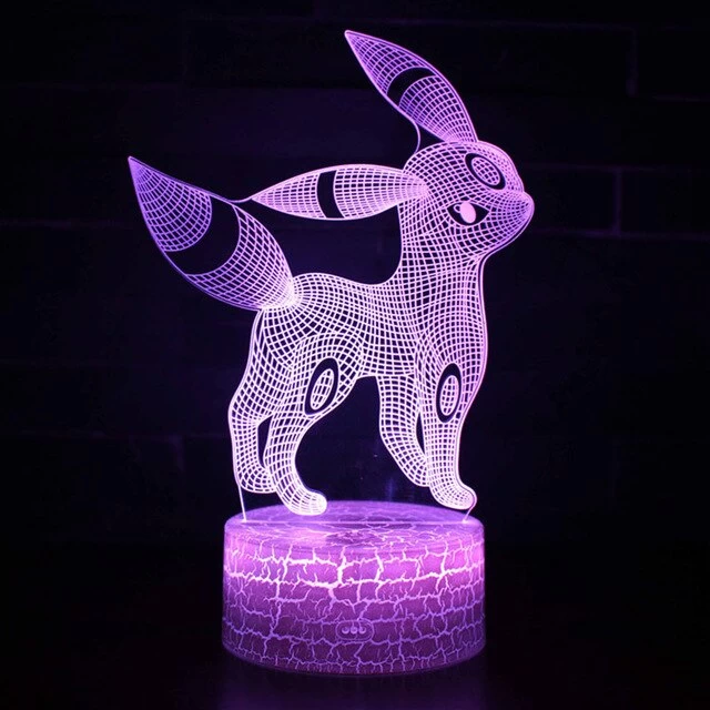 Pocket Monster Nachtara Umbreon 3D Lampe 1 Pocket Monster Nachtara Umbreon 3D Lampe