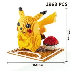 Detektiv Pikachu Baustein-Modell (15cm X 15cm X 15cm) -Pokémon Spielzeug Geschäft product image 1420176997