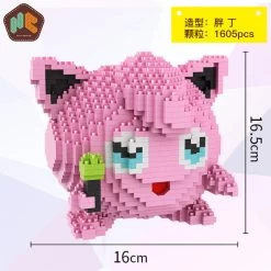 Detektiv Pikachu Baustein-Modell (15cm X 15cm X 15cm) -Pokémon Spielzeug Geschäft product image 1420176998