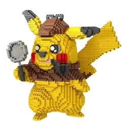 Detektiv Pikachu Baustein-Modell (15cm X 15cm X 15cm) -Pokémon Spielzeug Geschäft product image 1420177000
