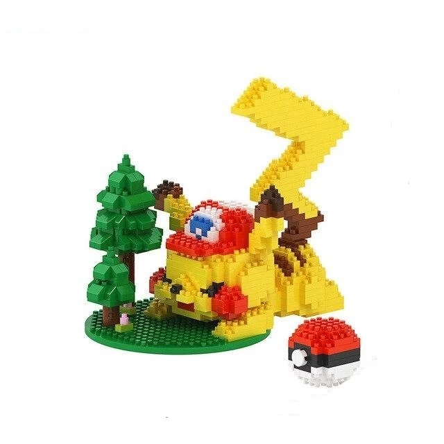 Pikachu Baustein Figuren (3 Motive Zur Auswahl) 7 Pikachu Baustein Figuren (3 Motive Zur Auswahl) - Image 7