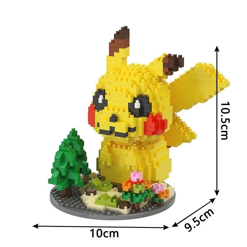 Pikachu Baustein Figuren (3 Motive Zur Auswahl) 3 Pikachu Baustein Figuren (3 Motive Zur Auswahl) - Image 3