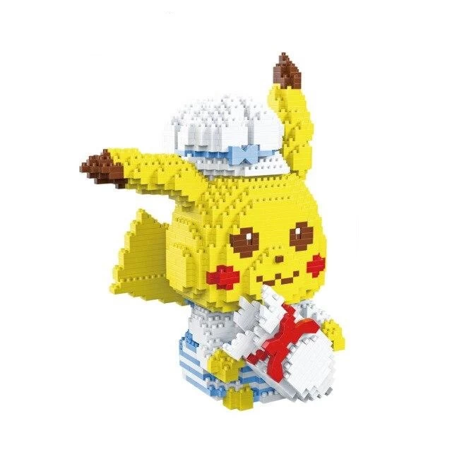 Süße Pikachu Baustein Figuren (6 Motive Zur Auswahl) 3 Süße Pikachu Baustein Figuren (6 Motive Zur Auswahl) - Image 3