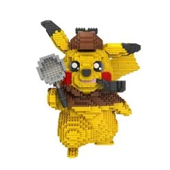 Detektiv Pikachu Baustein-Modell (15cm X 15cm X 15cm) -Pokémon Spielzeug Geschäft product image 1532516529