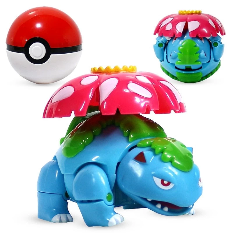Venusaur / Bisaflor Spielzeug Figur Mit Pokeball 2 Venusaur / Bisaflor Spielzeug Figur Mit Pokeball - Image 2