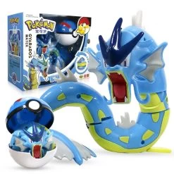 Gyarados / Garados Spielzeug Figur Mit Pokeball - Pokemon Spiel Set