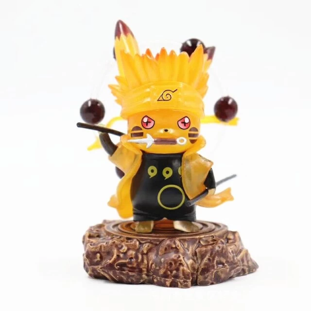 Pokemon Pikachu Naruto Uzumaki Uhciha Obito Cosplay Figuren 5 Pokemon Pikachu Naruto Uzumaki Uhciha Obito Cosplay Figuren - Image 5