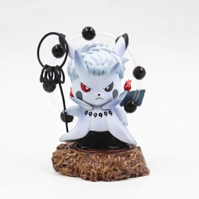Pokemon Pikachu Naruto Uzumaki Uhciha Obito Cosplay Figuren 3 Pokemon Pikachu Naruto Uzumaki Uhciha Obito Cosplay Figuren - Image 3
