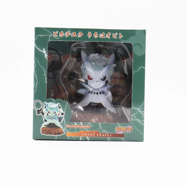 Pokemon Pikachu Naruto Uzumaki Uhciha Obito Cosplay Figuren 2 Pokemon Pikachu Naruto Uzumaki Uhciha Obito Cosplay Figuren - Image 2