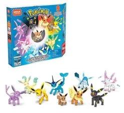 Pokémon Evoli Legendäres Evolitionsset Mit 9 Figuren Mit 470 Bausteinen, Spielzeug