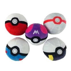 Plüsch Poke Ball (4 Zur Auswahl)