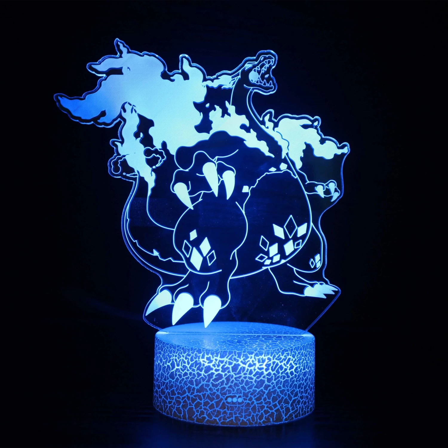 Dynamax Glurak Charizard 3D Lampe Nachtlicht 3 Dynamax Glurak Charizard 3D Lampe Nachtlicht - Image 3