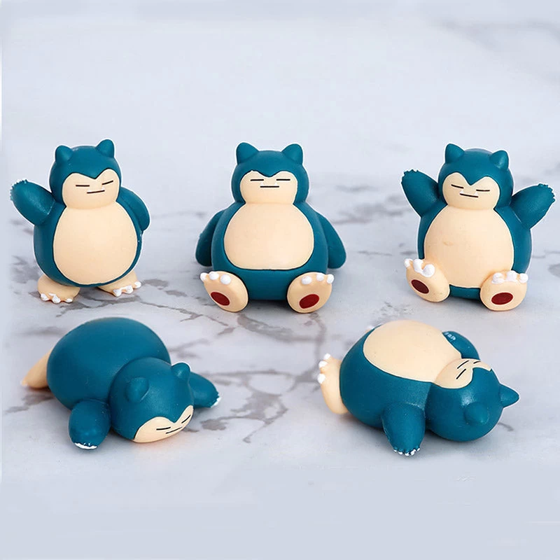 Relaxo Snorlax Figuren Set Mit 5 Figuren 4 Relaxo Snorlax Figuren Set Mit 5 Figuren - Image 4